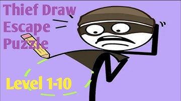 Thief Draw Escape Puzzle Level 1-10 By Weegoon Androidios Gameplays & Walkthrough
