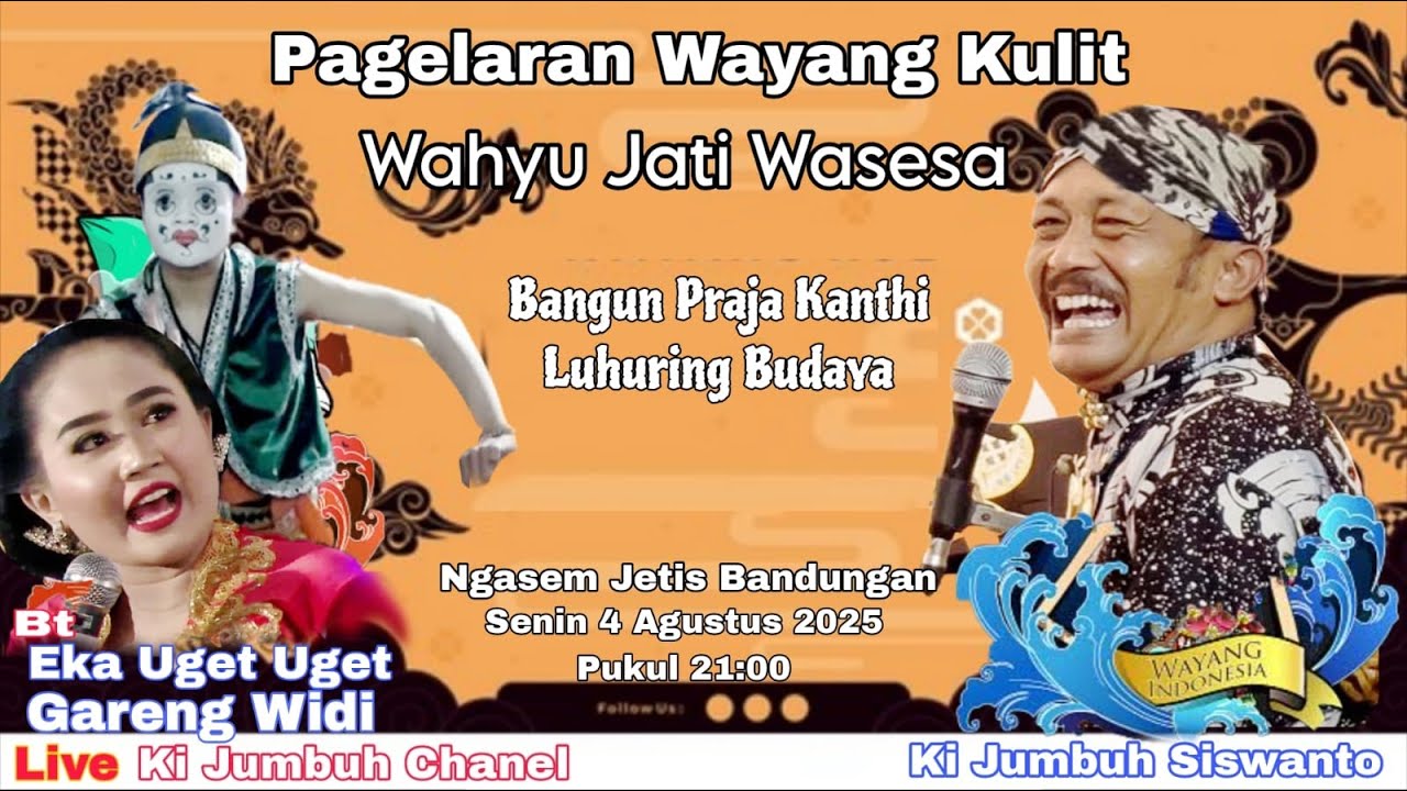PAGELARAN WAYANG KULIT KI JUMBUH SISWANTO feat Eka Uget Uget Gareng Widi di Ngasem Bandungan
