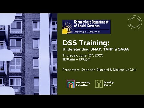 DSS Training Understanding SNAP TANF SAGA