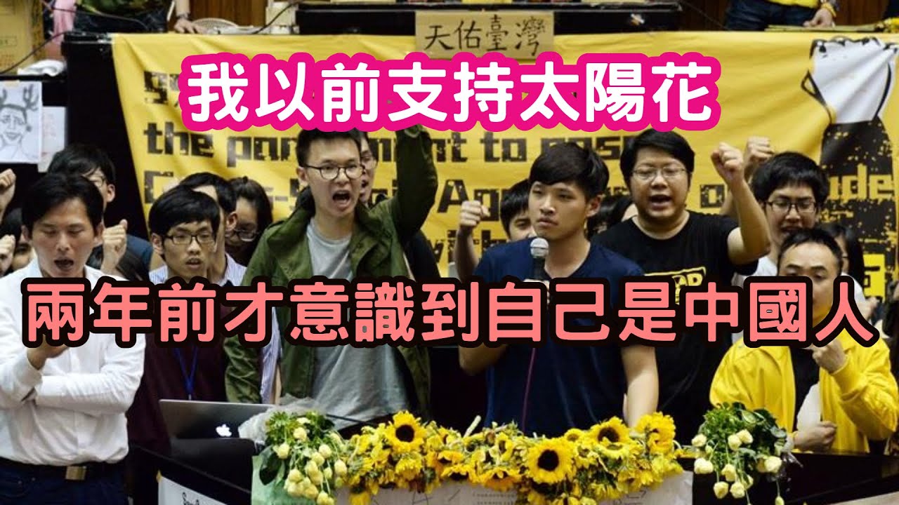 (台灣新北年輕人)我以前無知，支持太陽花。前兩年我才意識到自己是個中國人。我家人都是獨派，都在笑我。我擔心兩岸發生戰爭，希望青天白日能在台灣延續下去。