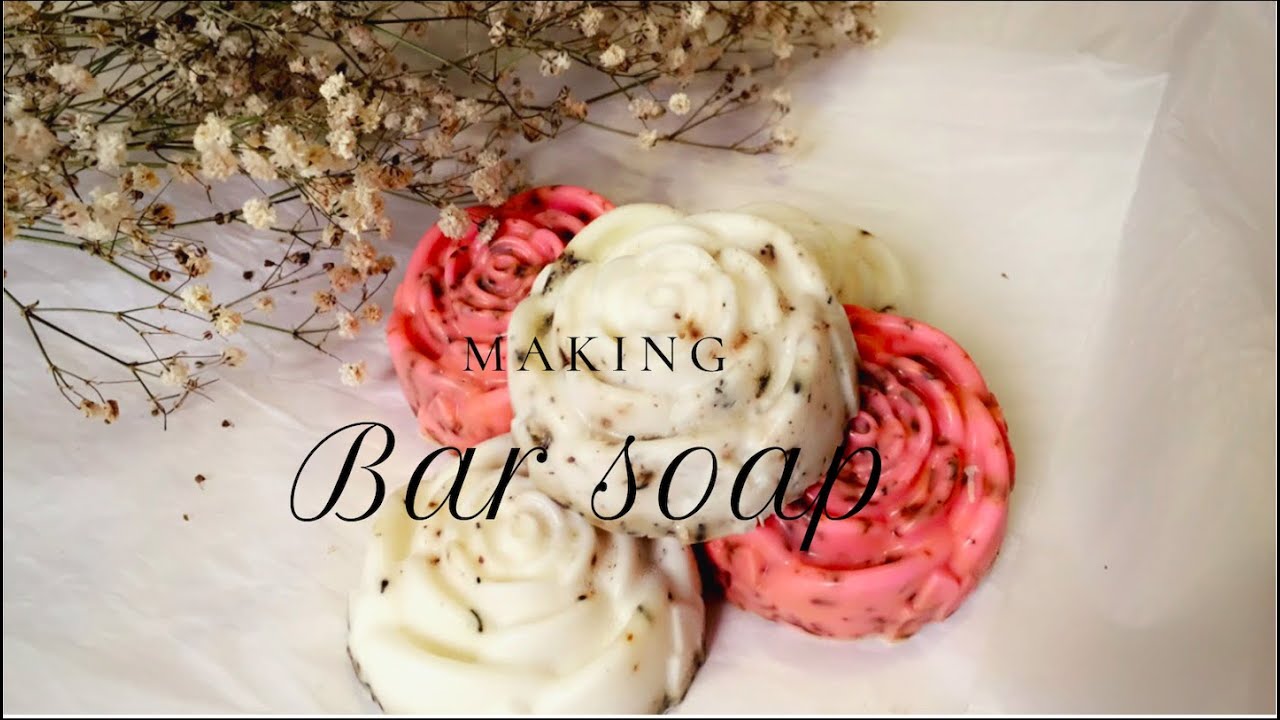 diy rose soap | اصنعه بنفسك صابون عضوي