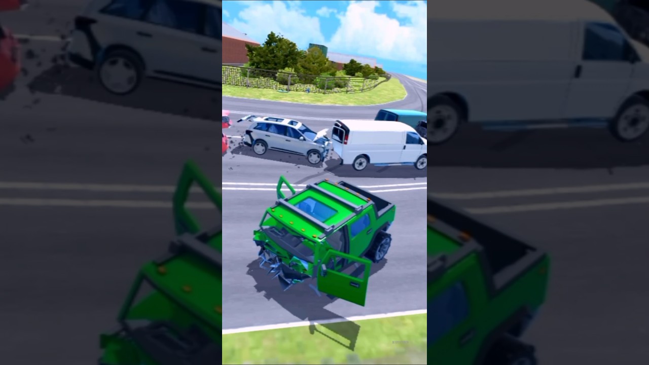Traffic Crashes Car Crash / Car Simulator Game 3d 