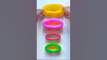 ASMR Crunchy Mini POP TUBE Creation | Relax & Enjoy #oddasmr #relaxing #satisfyingvideos