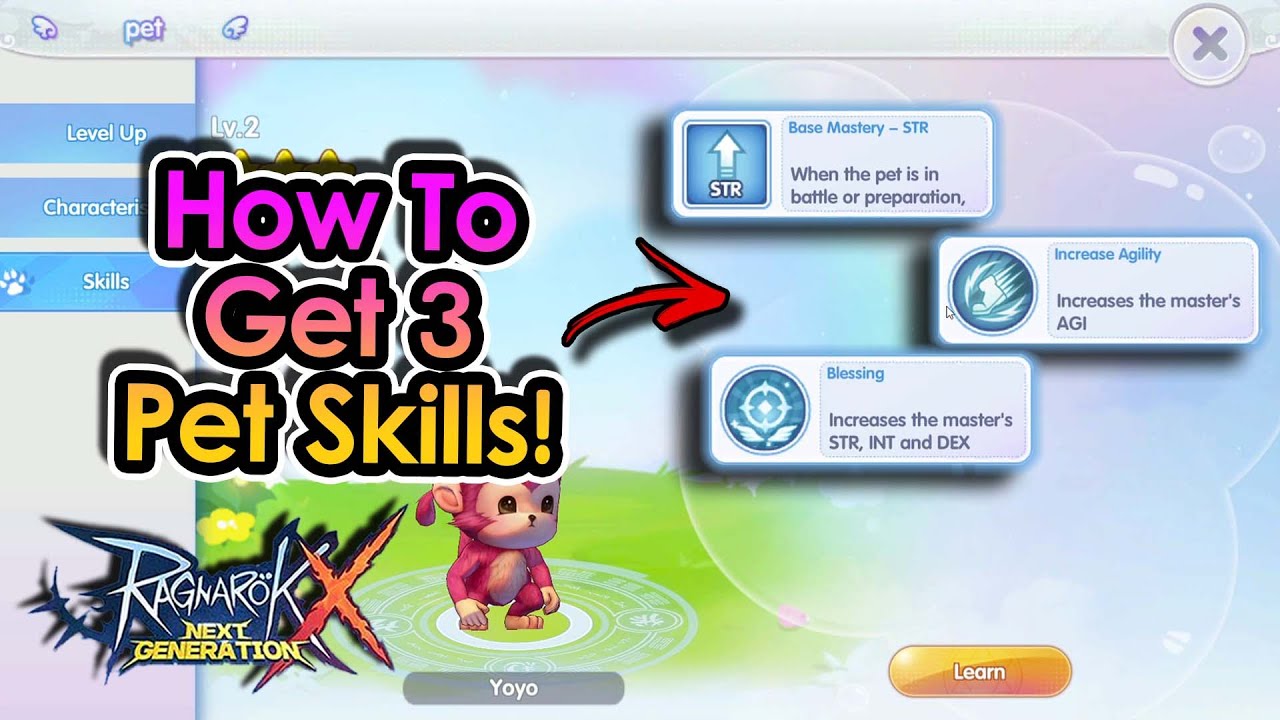 [ROX Global] Как получить ВСЕ 3 желаемых навыка питомца! | King Spade