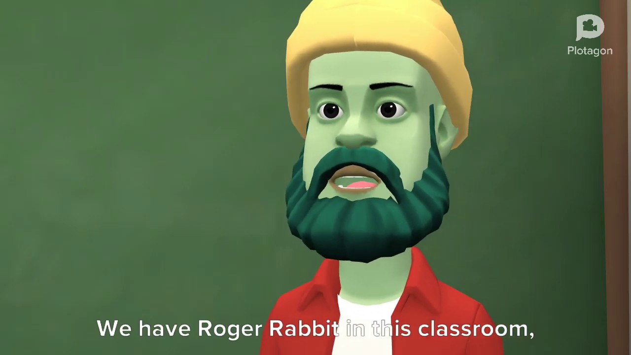 Roger Rabbit Curses In Class and Gets On Poop Duty - YouTube