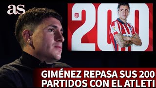 Giménez and his 200 matches: goosebumps for Atlético Madrid fans | Diario AS Guide