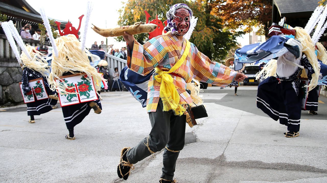 令和6年 櫻山神社合同奉納 法領田獅子踊り保存会 - YouTube