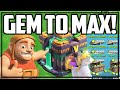 GEM to MAX Town Hall 14 in Clash of Clans!