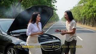 Disangka Mau Merampok, Gembel Ini Justru Selamatkan Janda Cantik saat mobilnya mogok
