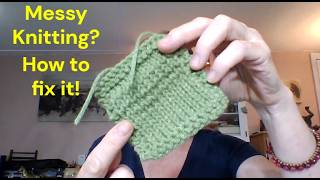 Rowing out in knitting, what causes it and how to fix it!