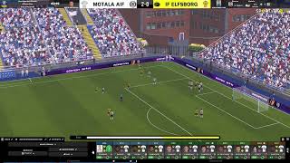 Football Manager 2024 Svenska: Motala AIF mot Elfsborg omgång 26 i allsvenskan