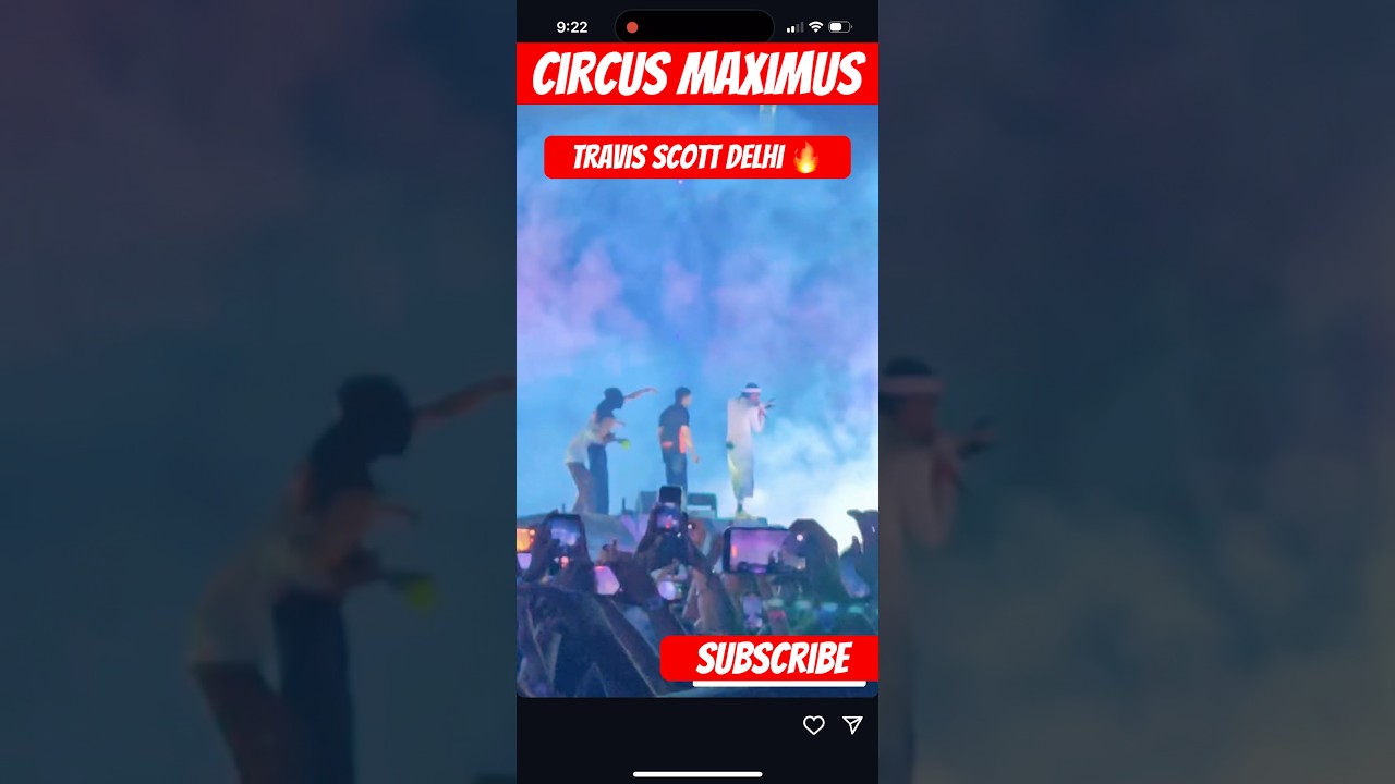 Delhi Travis Scott 🔥🔥 Frist show 