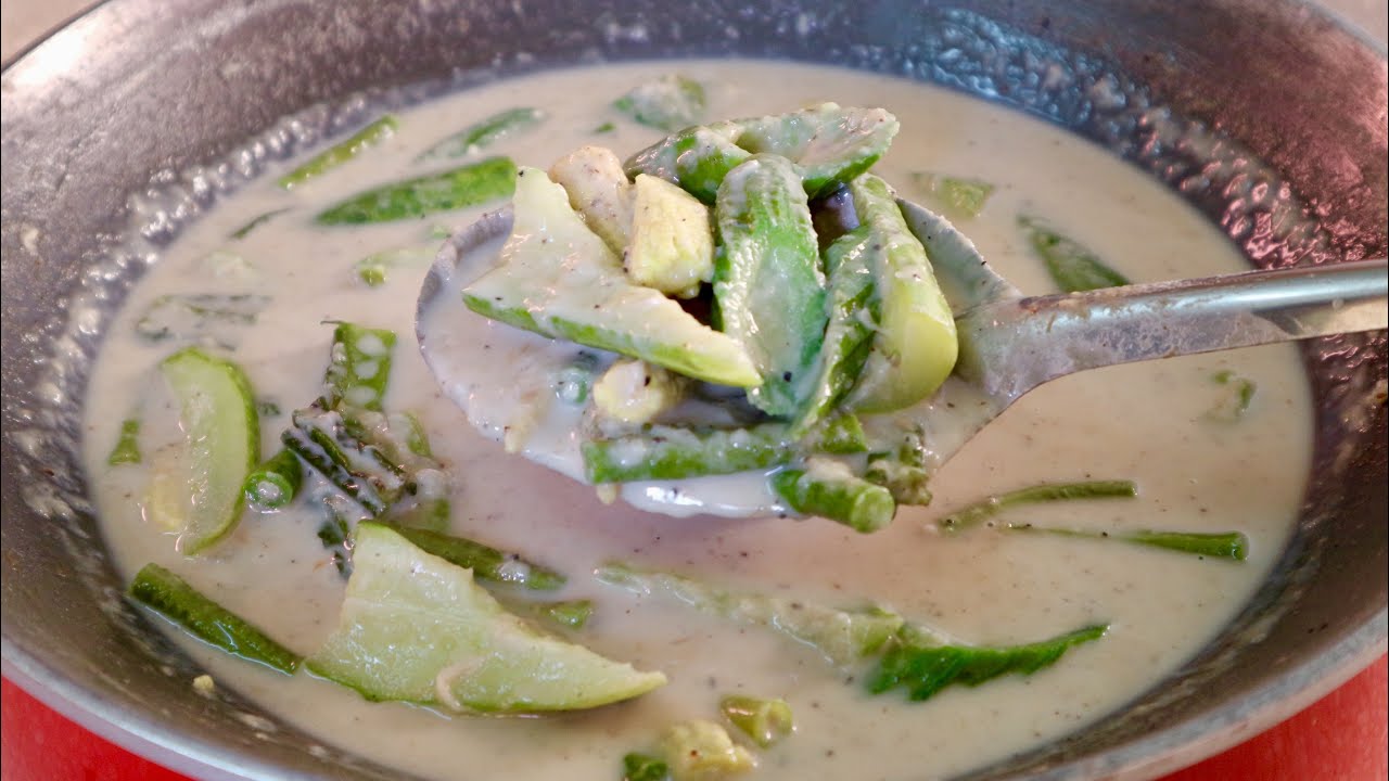 แกงกะทิผักรวมมิตร(สาโยปูเตะห์) *16 | ครัวคุณสุ Khrua Khun Suk