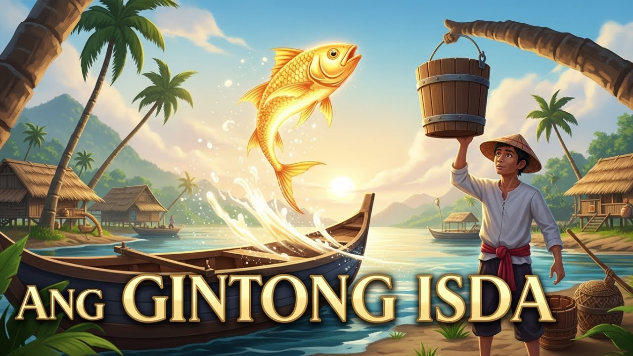 Ang Gintong Isda | Kwentong Pinoy | Kwentong Aral