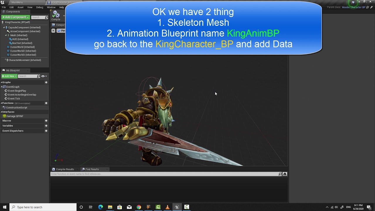 Tutorial Customize Hero Character and Pawn Unit in MOBA Fight Project