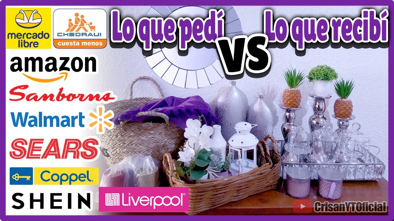 🛒🛍️Haul Decoración de Walmart, Mercado Libre, Shein, Amazon y más | SUPER MEGA HAUL | Crisan Oficial