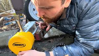 Nuovepe Heavy Duty Trailer Hitch Locks Universal Fit 1-78, 2 And 2-516 Couplers