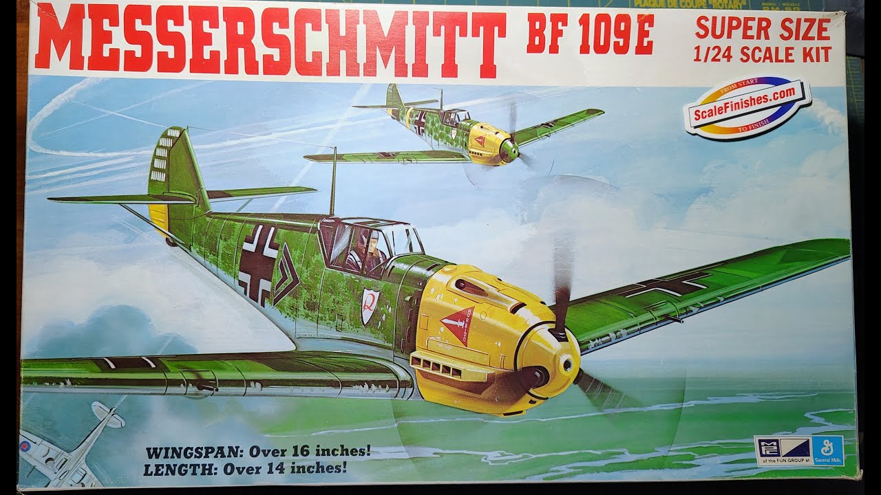 #5 Scalefinishes builds a vintage MPC BF109E in 1/24 scale!