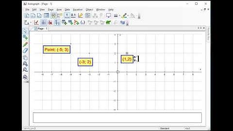 TITIK, GARIS, DAN GRADIEN MENGGUNAKAN AUTOGRAPH