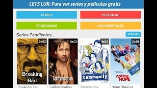 Mejor aplicación Android para ver y descargar películas y series: Lets Luk screenshot 5