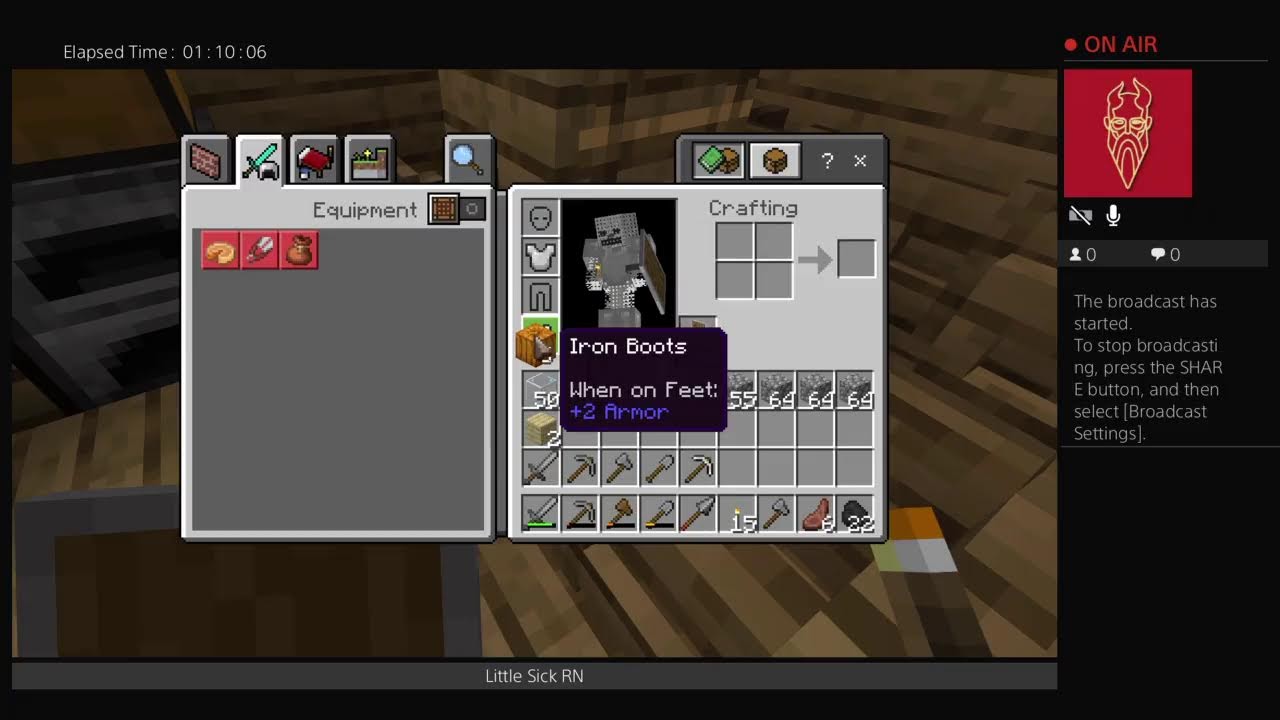 Beating The Ender Dragon In Nightmare Craft....GETTING IRON WEAPONS