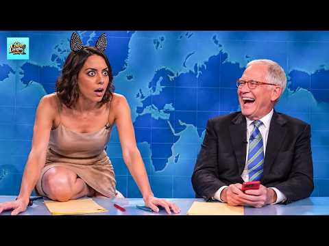 Nobody Catches Celebrities Off Guard Like Aubrey Plaza