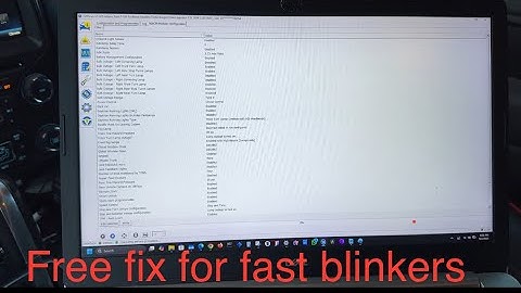 How to turn off hyper-flash in your 2011-2014 Ford F150 using Forscan