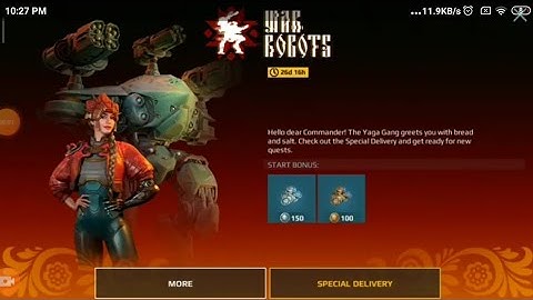 War robots new event yaga gang review