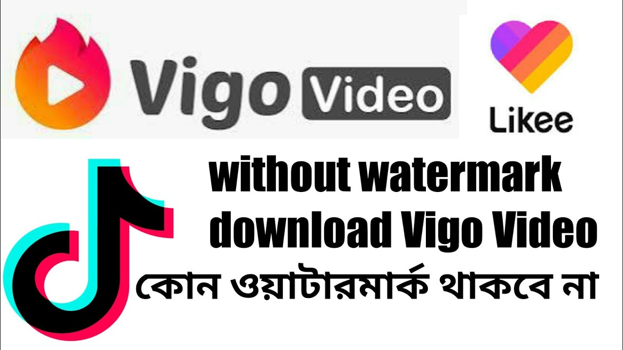 How TO vigo video download trik without watermark download Vigo Video