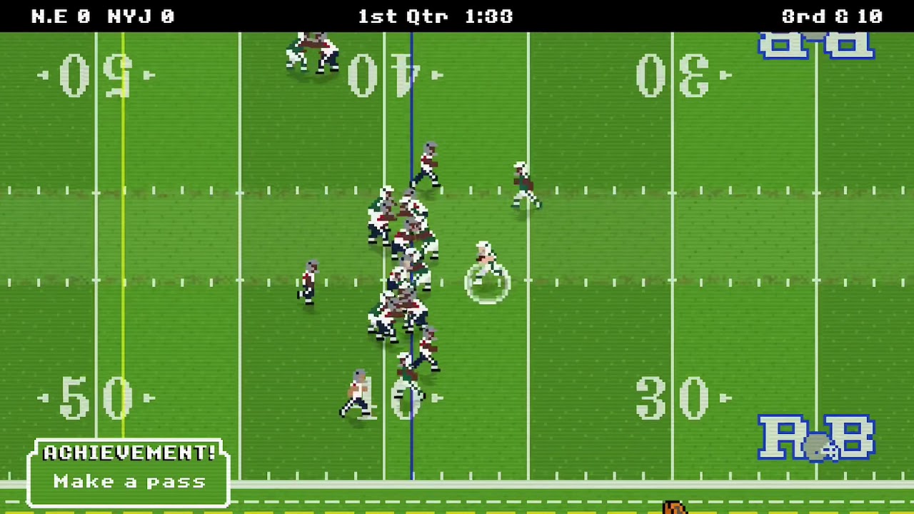 Butt fumble in retro bowl