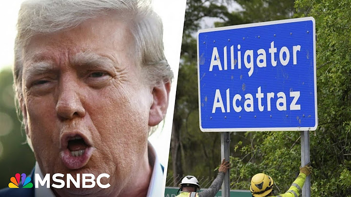 ‘Worms in their food': HORRIFIC allegations from inside Trump's 'Alligator Alcatraz'