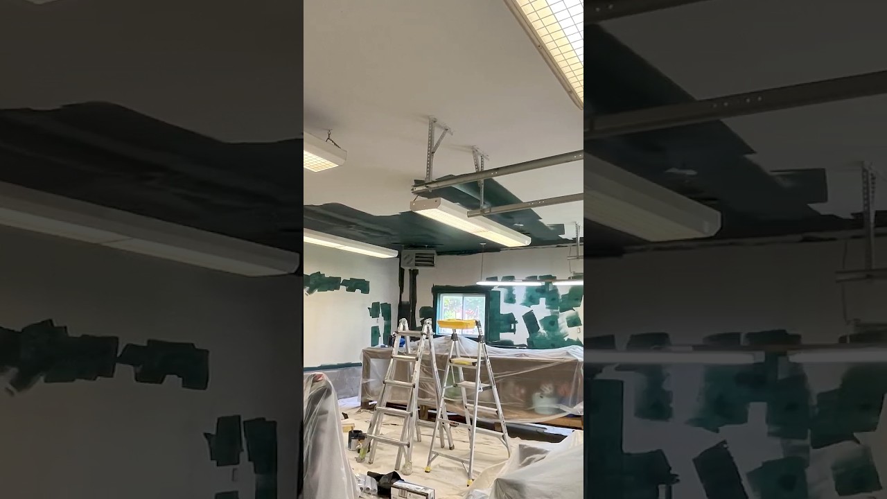 Garage Glow Up with Dark Night Paint