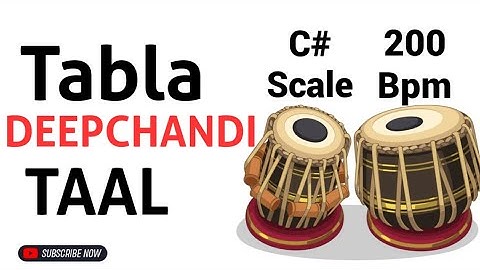 Practice With Deepchandi Taal C# | 200 Bpm | #muzzico
