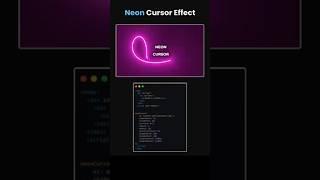 Celebrity Neon curser effect.                          #coding #trending #trendingshorts #viral #shortvideo Wealth