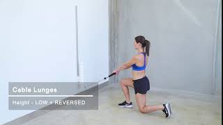 Cable Lunges