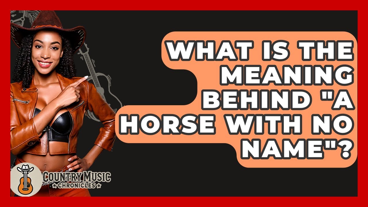 What Is The Meaning Behind "A Horse With No Name"? - Country Music Chronicles