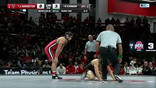 157 lbs: NC State's Jackson Arrington vs. Ohio State's Brandon Cannon | Ohio State Wrestling