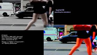 Examples of manupilation of video colors with ffmpeg - hue (2) - saturation