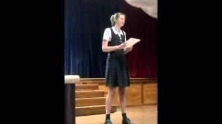 AIDPSC 2013 Interpretive Reading finalist