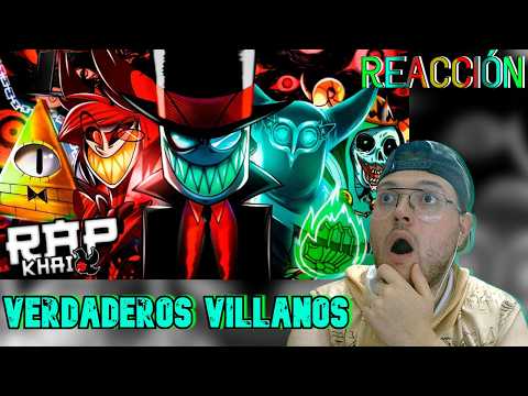 Supremacía del Mal  || Villanos Cartoon MacroRap || Khai ft. Varios Artistas (REACCIÓN)
