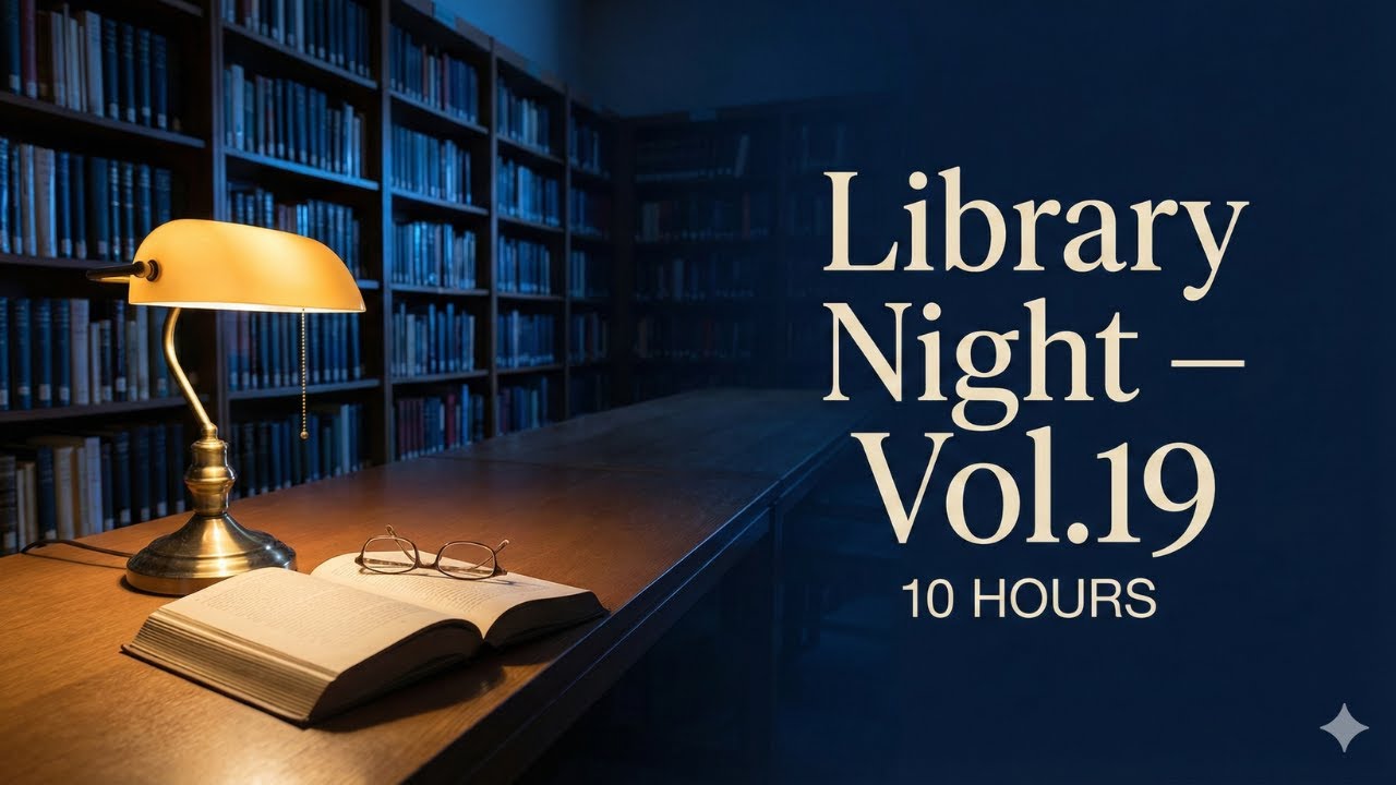 10 Hours Library After Hours Night Study Lofi – Vol.19