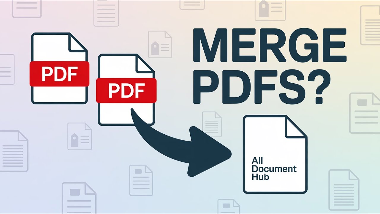 Merge PDF Files with All Document Hub in Minutes (Easy Guide)