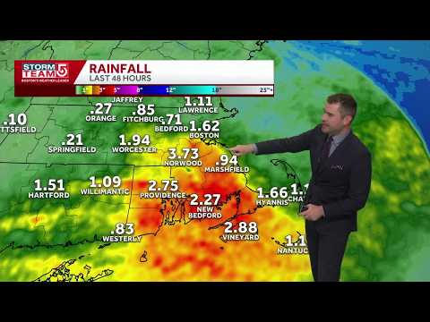 Video: Nor'easter lashes Mass. with rain, wind