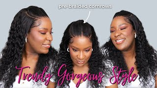 Get this Look, NO EFFORT! Pre-braided, Pre-styled Glueless Deep Wave 13x6 wig from WEST KISS HAIR by Adaeze's Space 1,647 views 1 month ago 9 minutes, 29 seconds