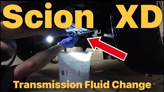 How To Change The Automatic Transmission Fluid & Filter On A 2009 Scion XD