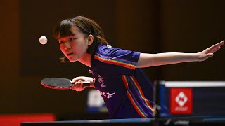 早田ひな vs 横井咲桜 TBESTGAME 日本生命レッドエルフ vs 日本ペイントマレッツ ノジマTリーグ2023-2024 12月25日 立命館いばらきフューチャープラザ【卓球Tリーグ公式】