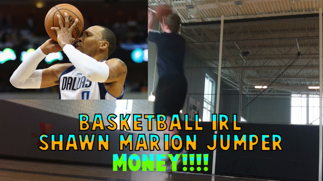 BASKETBALL IRL Shawn Marion Jump shot is MONEY!!!!! WHAT ARE