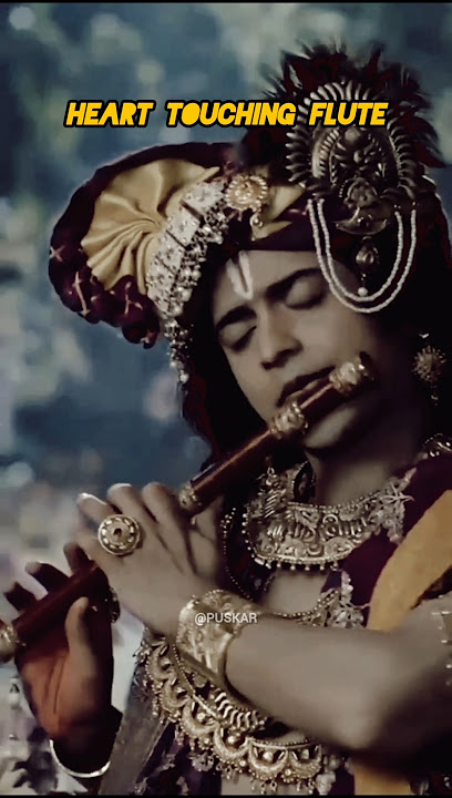Krishna heart touching flute 🦚| Radha Krishna status #viralvideo #love #radha #krishna #shorts