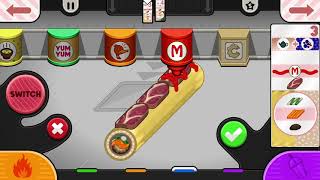 Papa's Sushiria To Go! Gameplay- Portallini Feast