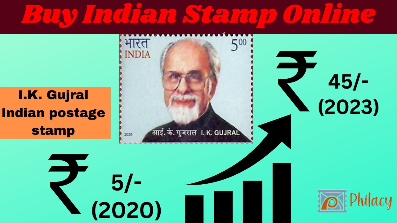 Buy online I.K. Gujral Indian postage stamp | Philacy